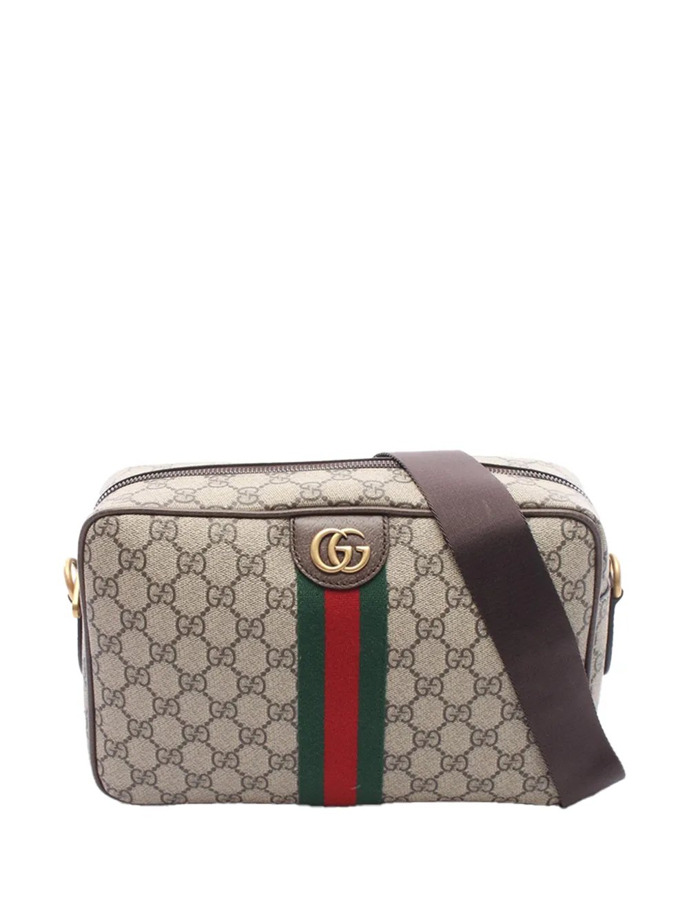 2000-2015 Small GG Supreme Web Ophidia Messenger Bag crossbody bag