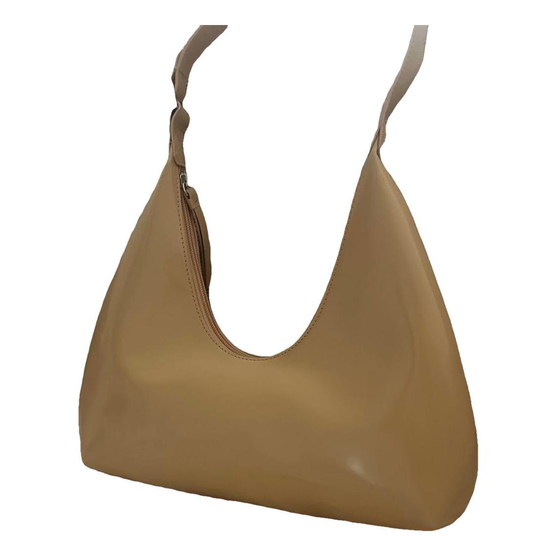 Amber leather handbag