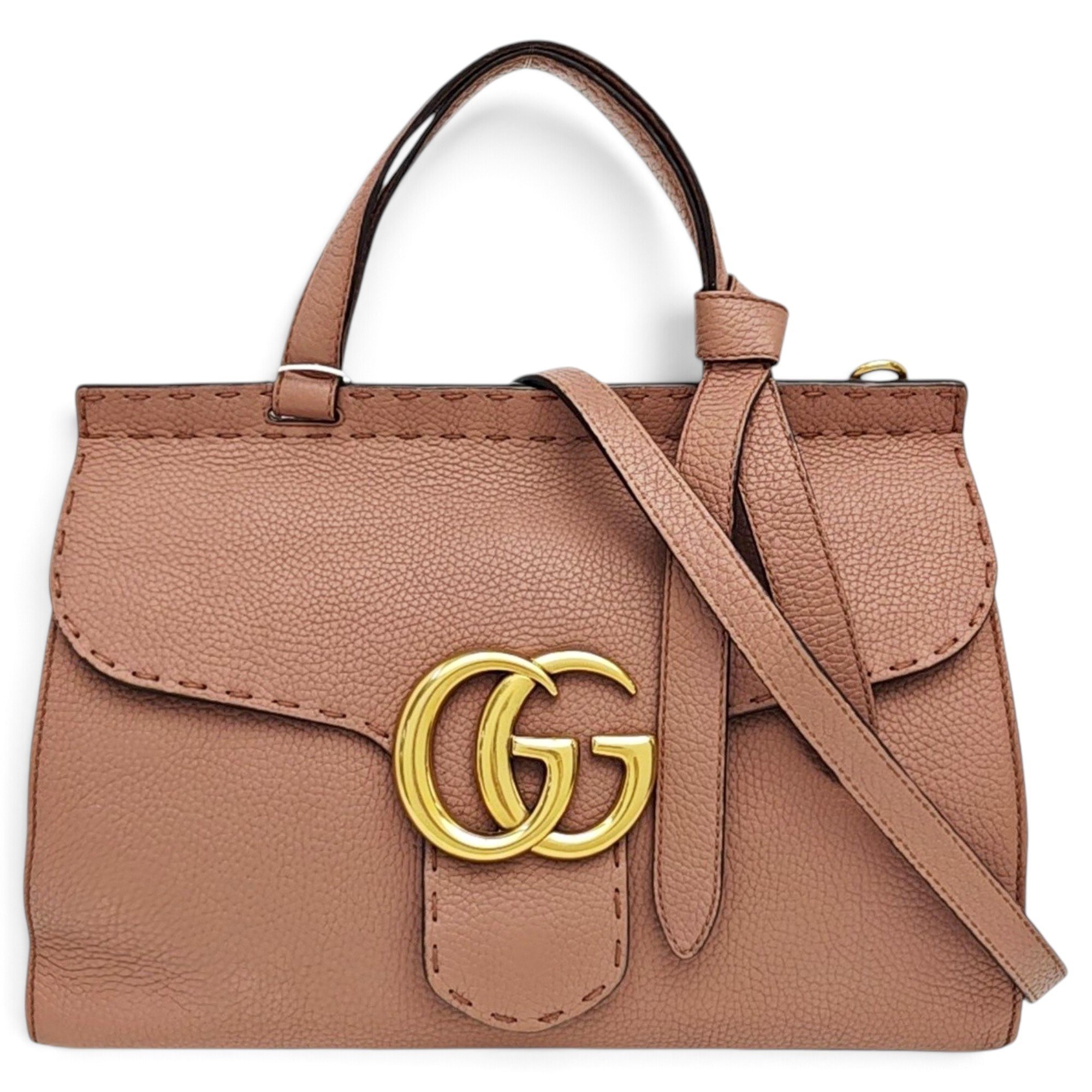 Leather handbag