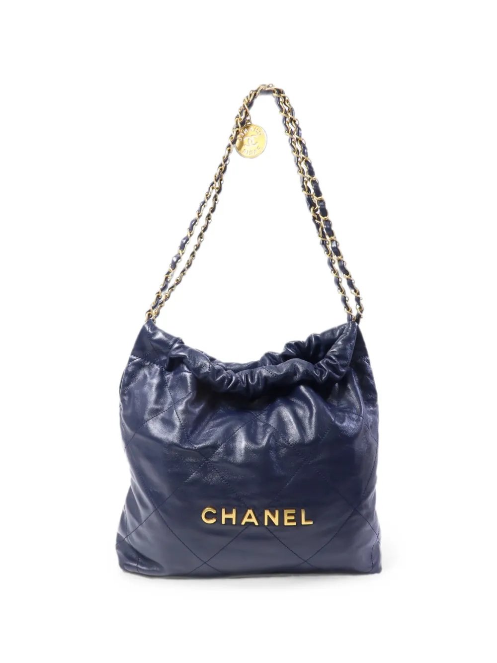 Chanel 22 quilted tote bag