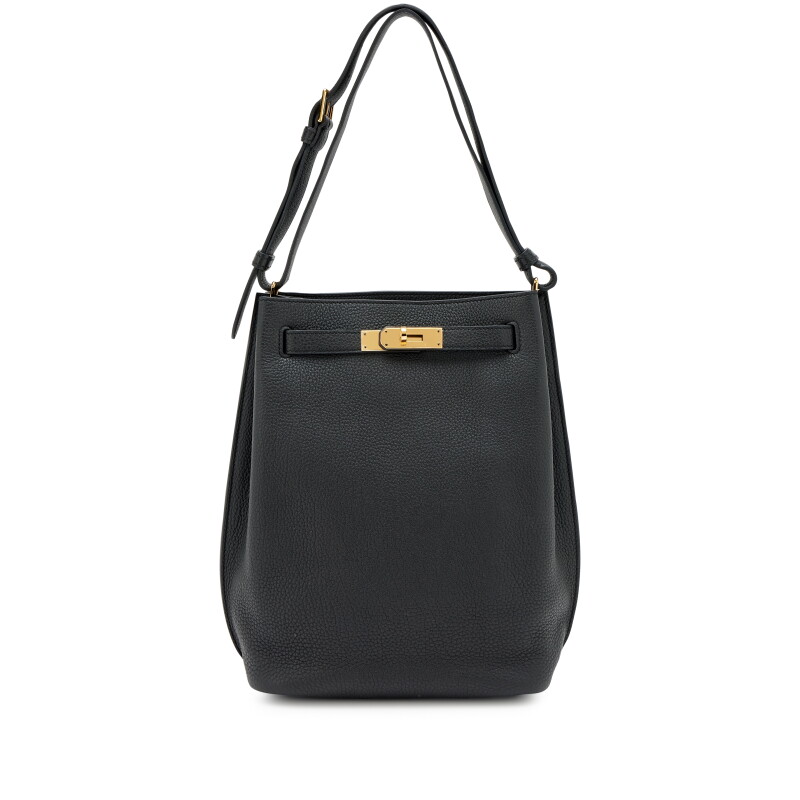 Black Togo So Kelly 22 Gold Hardware, 2015