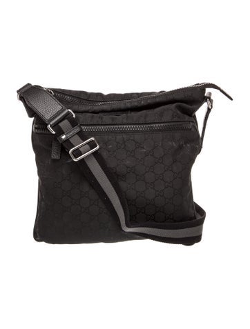 GG Nylon GG Nylon Messenger Bag Medium