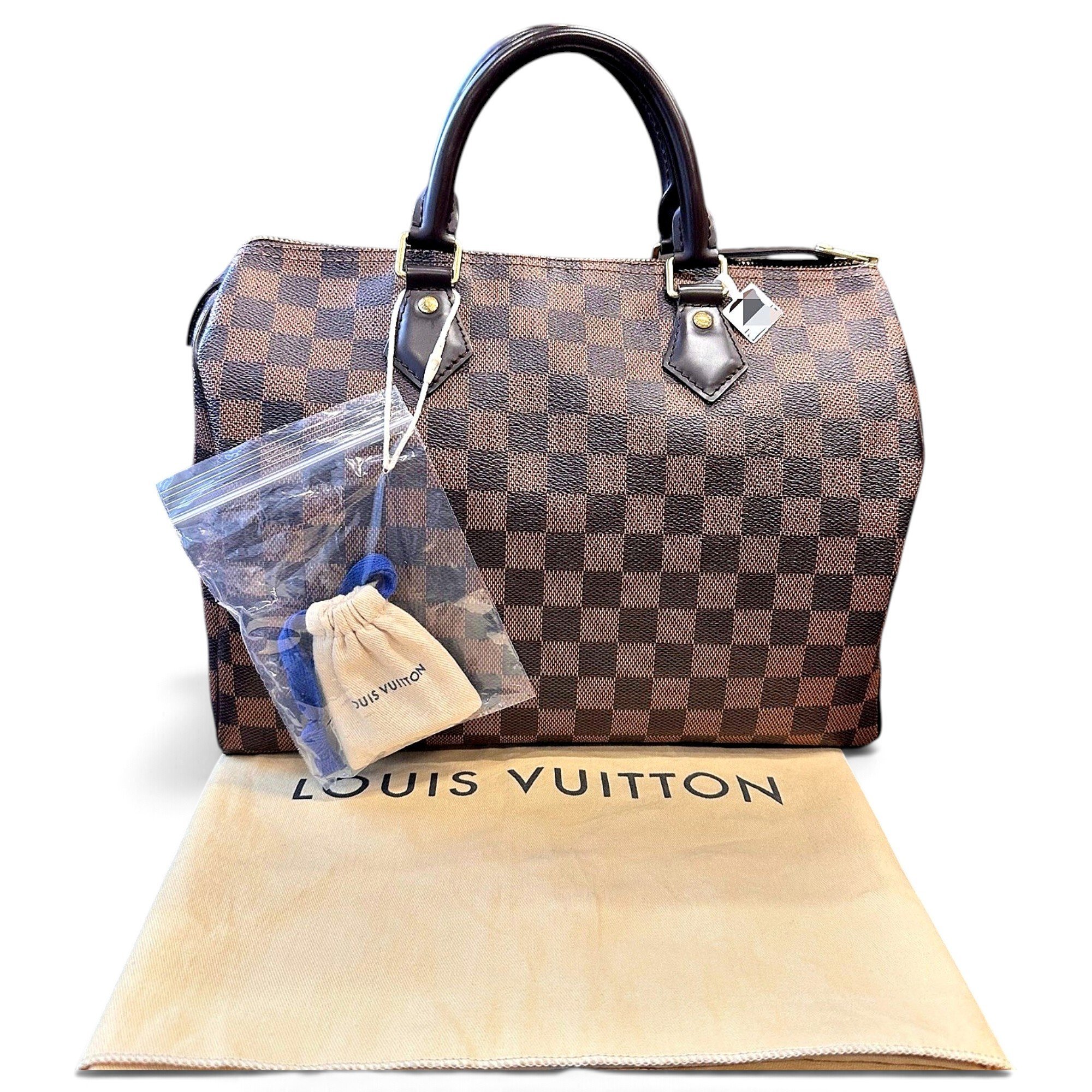 Speedy leather handbag