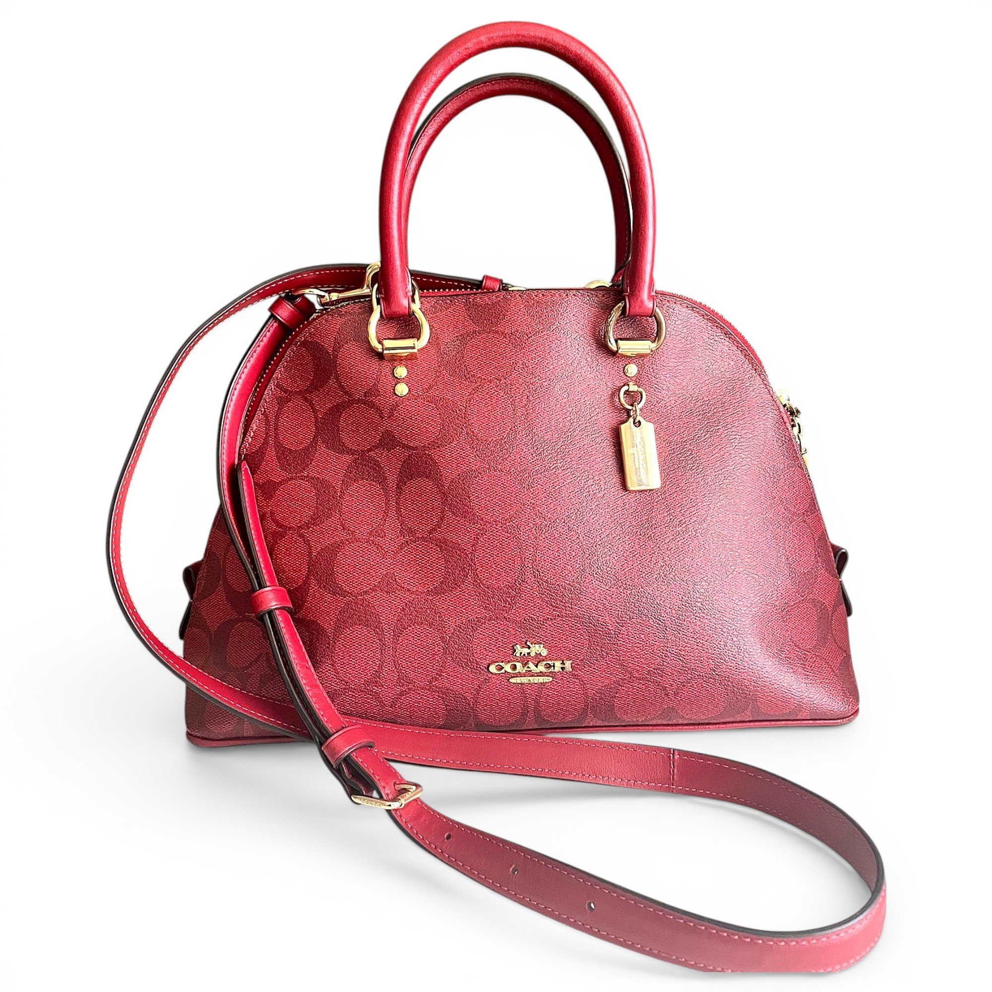 Cartable mini sierra leather handbag
