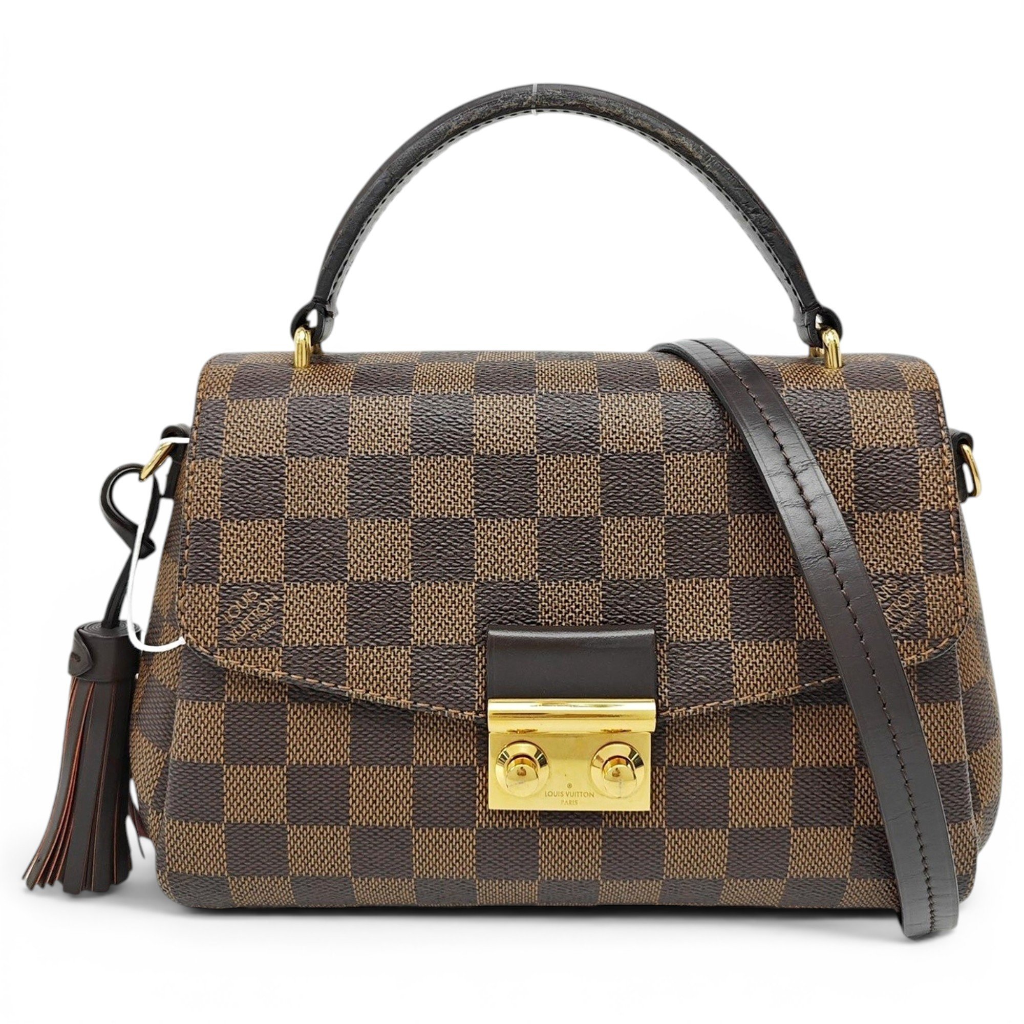 Croisette leather handbag