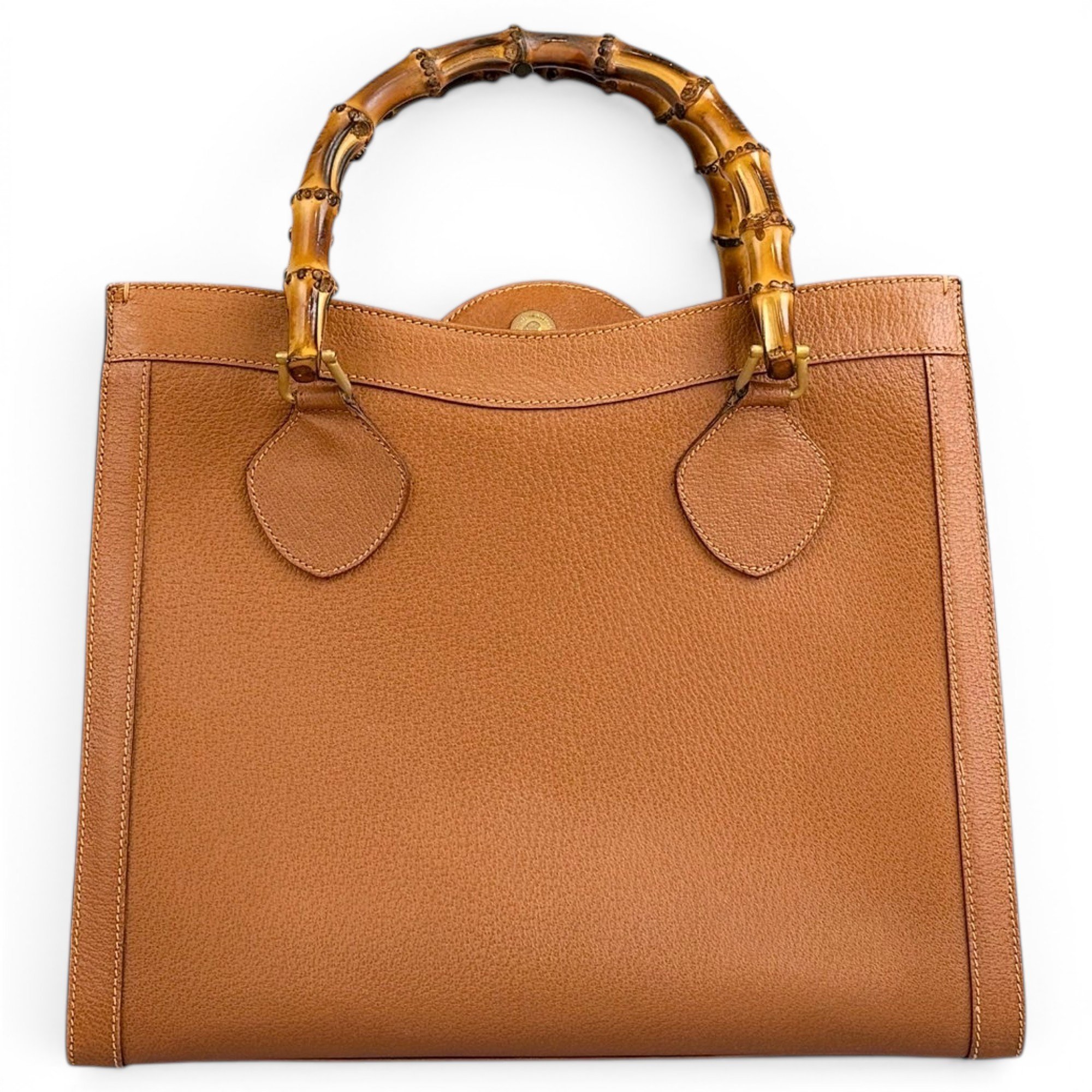 Diana Bamboo leather tote