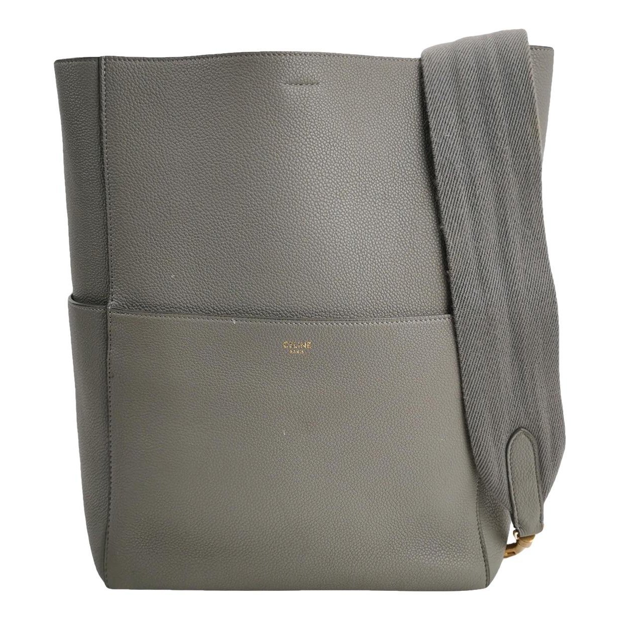 Seau Sangle leather handbag