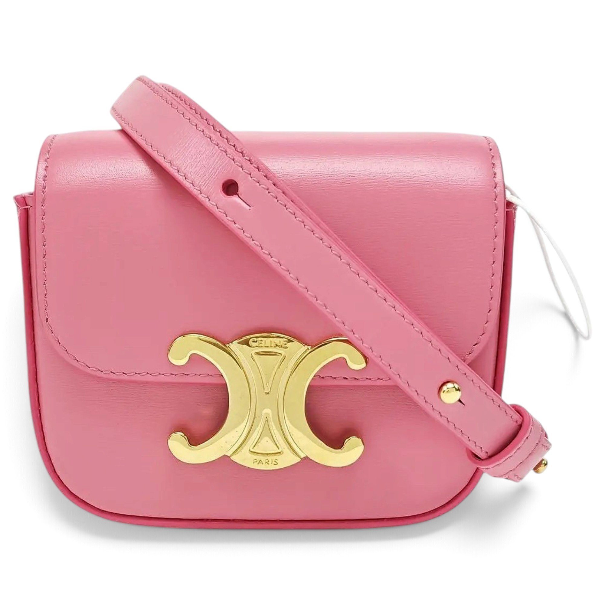 Triomphe leather handbag