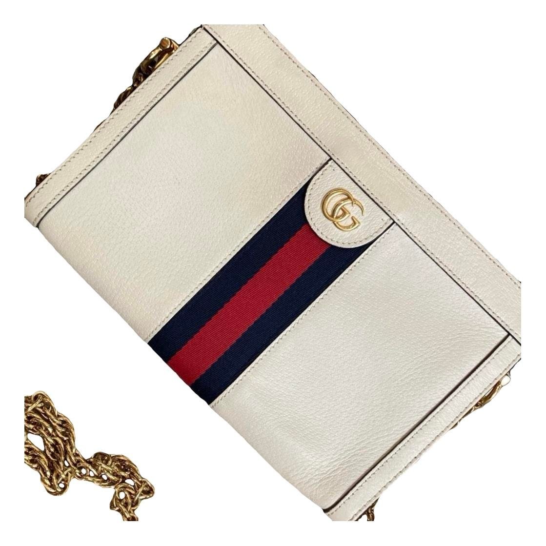 Ophidia Chain leather handbag