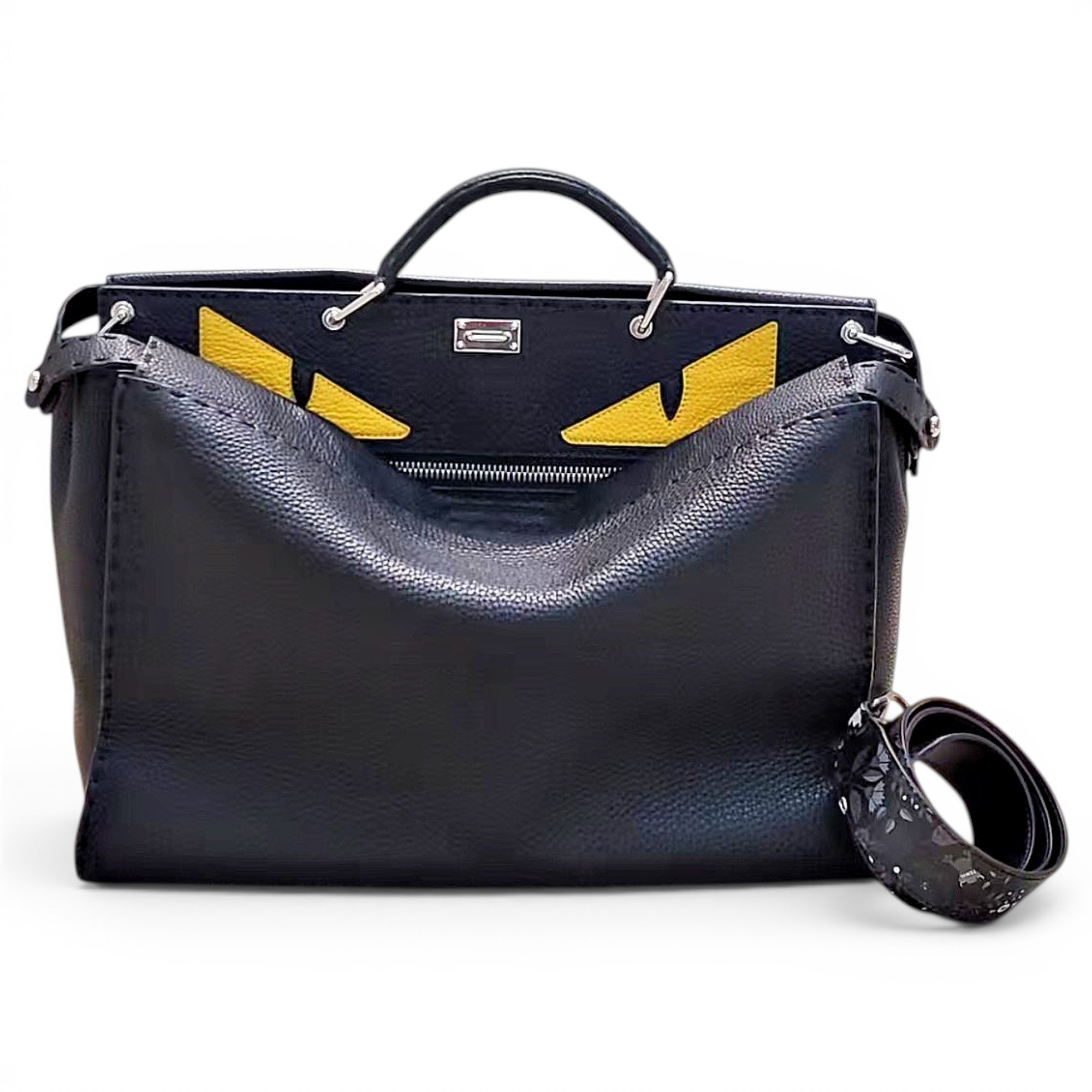 Peekaboo leather handbag