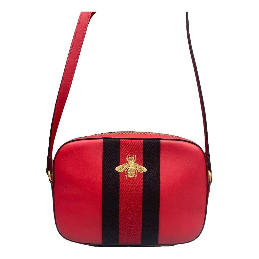 Leather crossbody bag