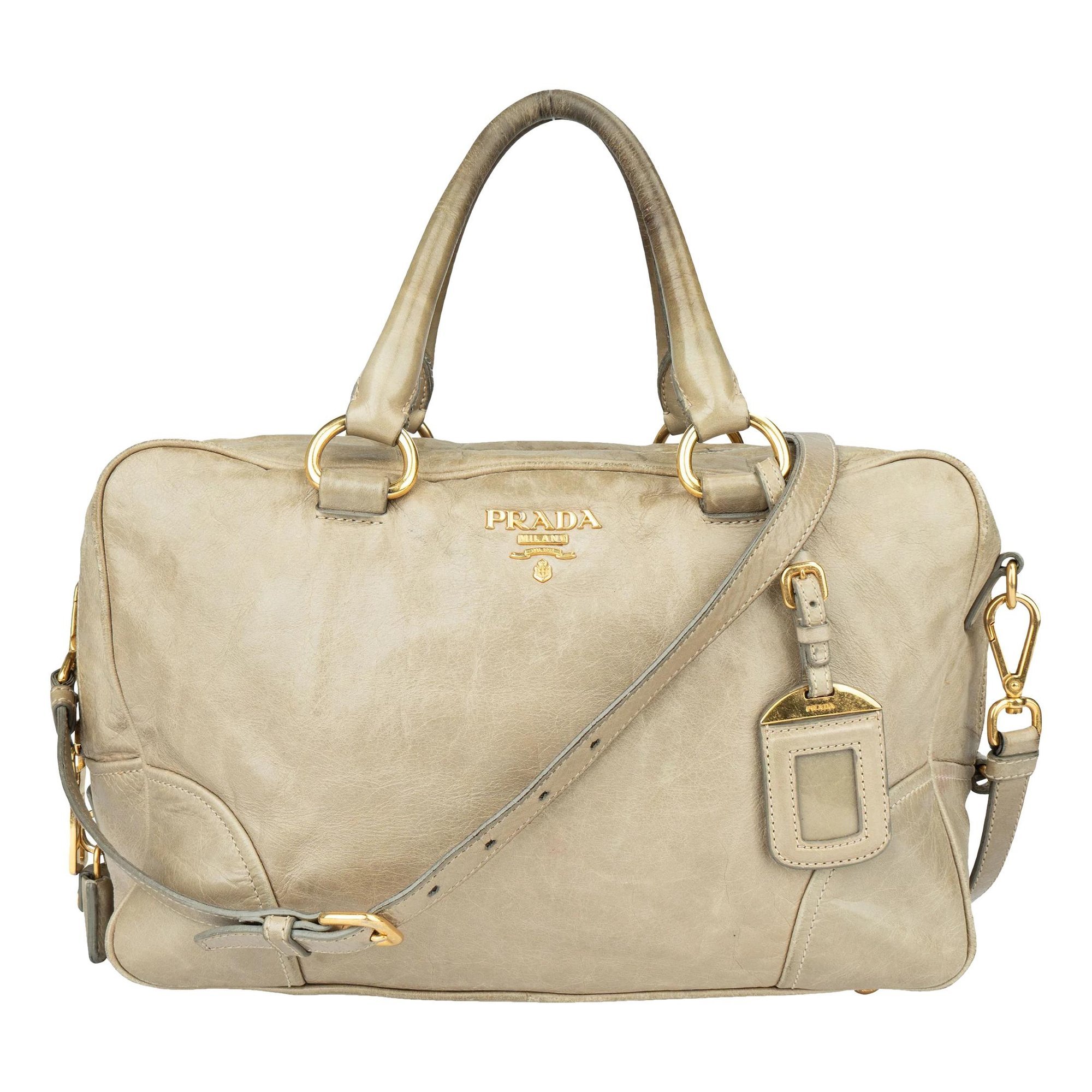 Leather satchel