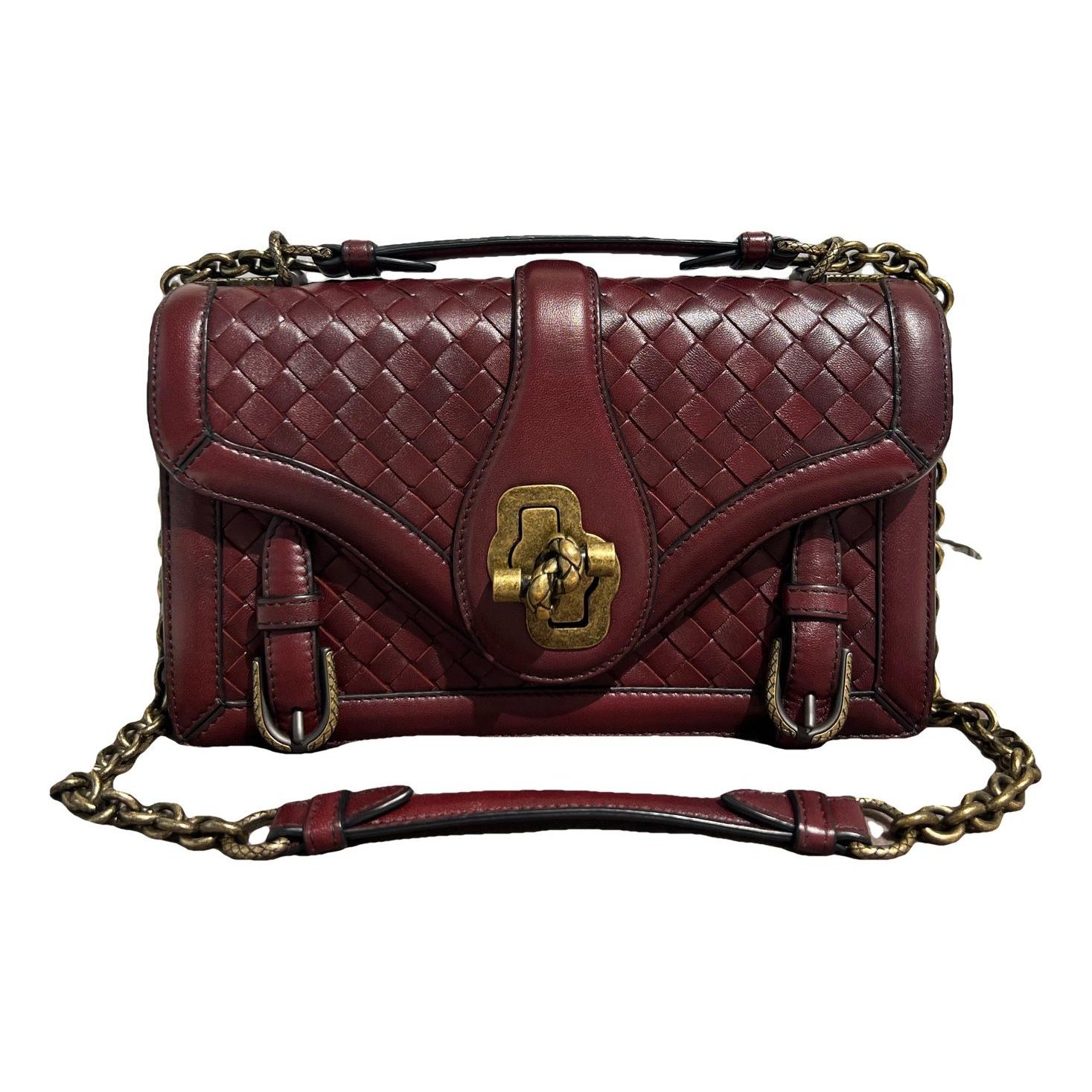 City Knot leather handbag