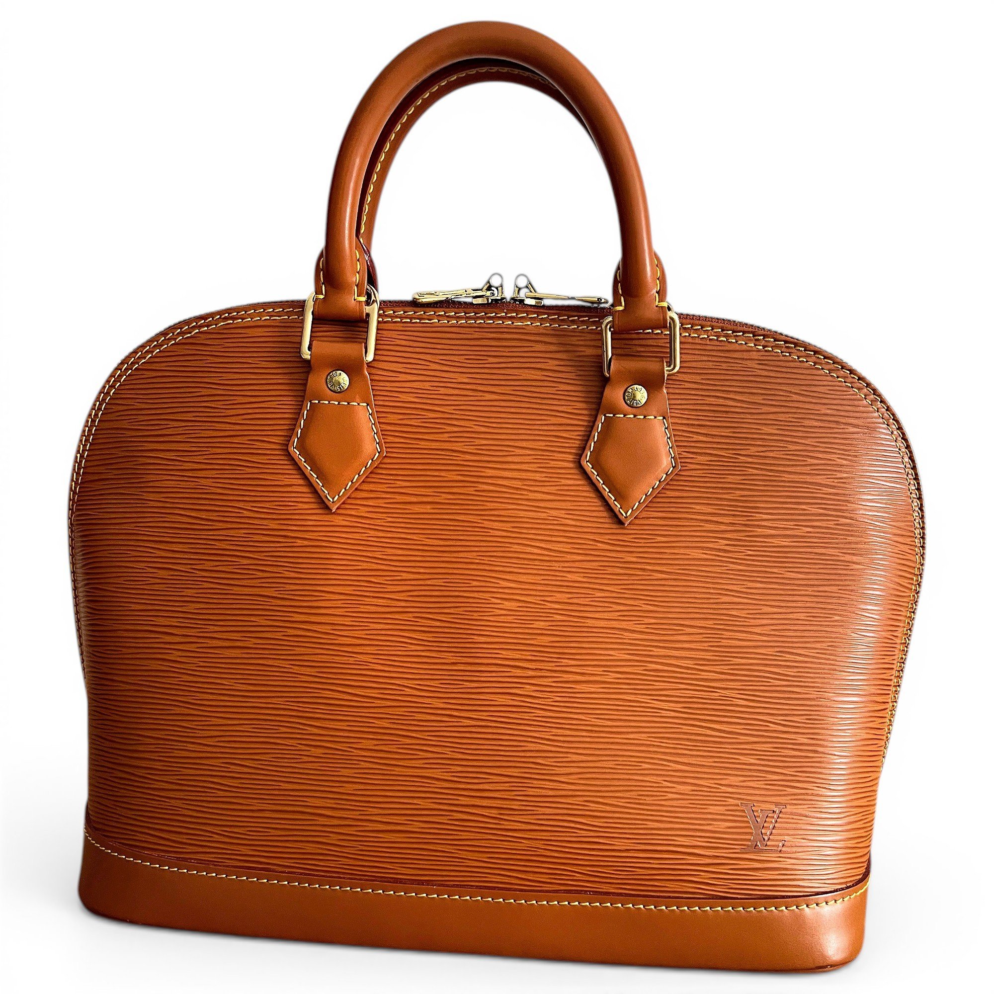 Alma leather handbag
