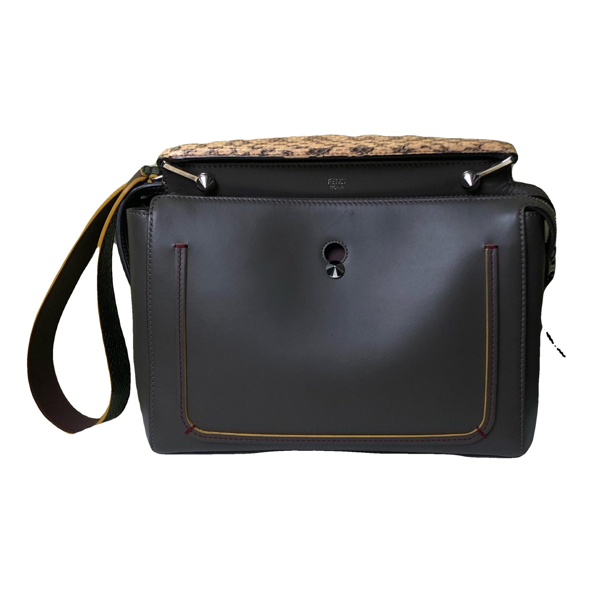 Dot Com leather handbag
