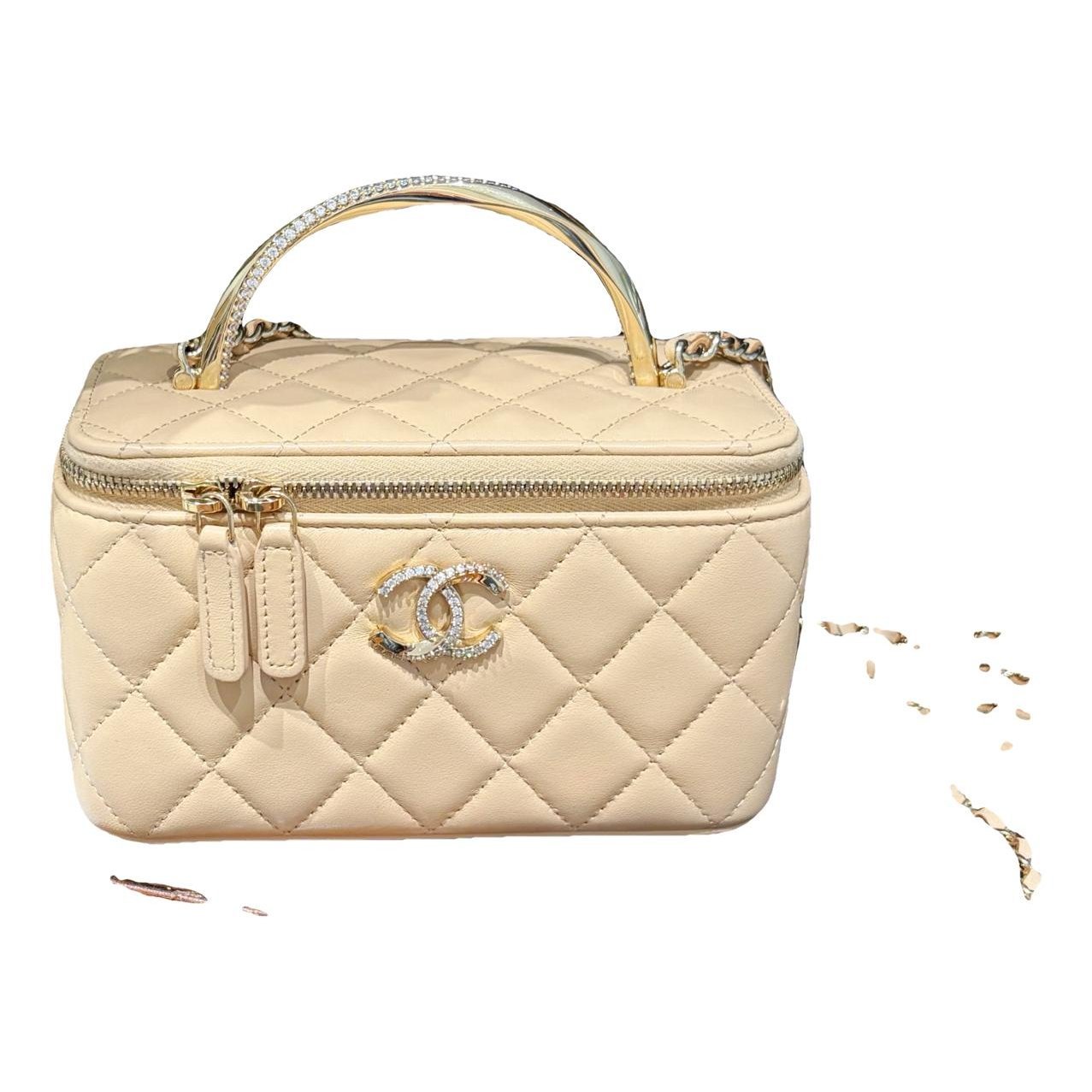 Trendy CC Vanity leather handbag