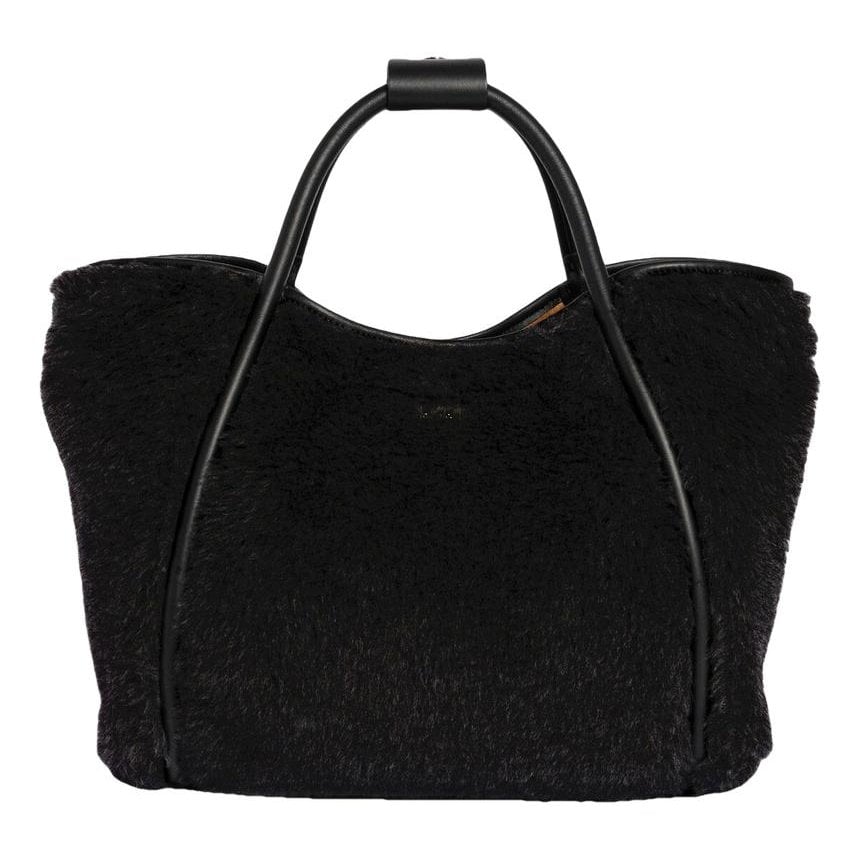 Marine leather handbag