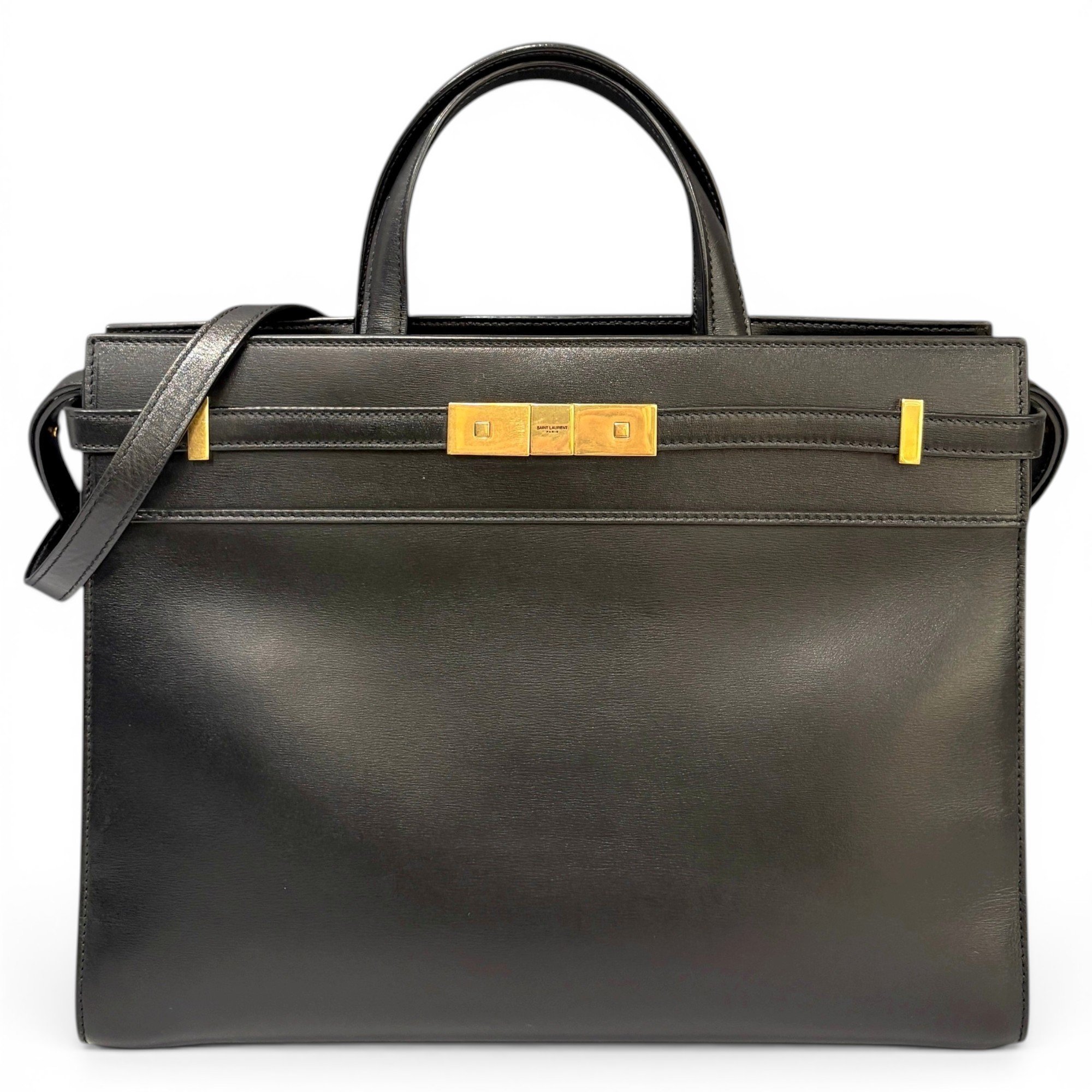 Manhattan pony-style calfskin tote