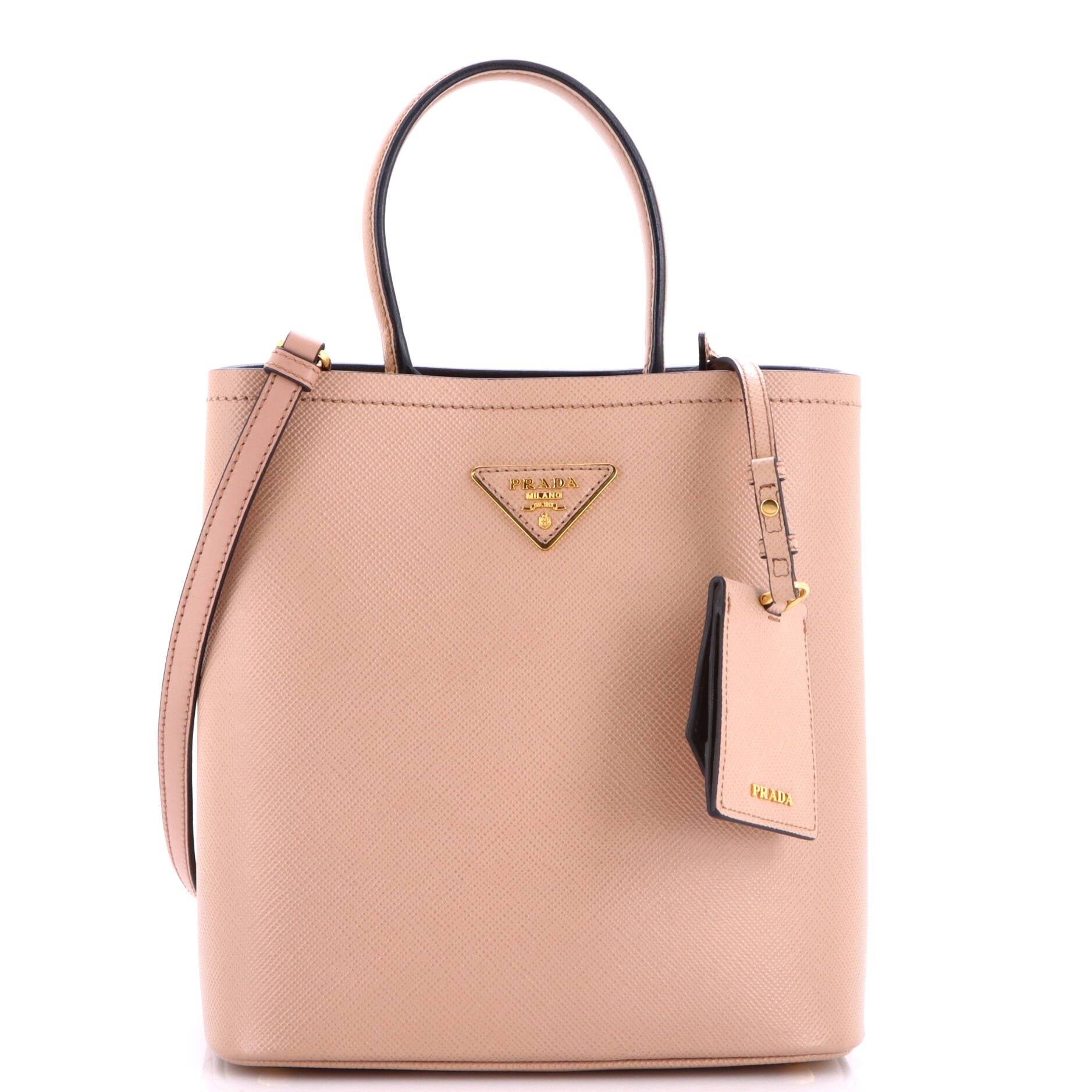 Panier Bucket Bag Saffiano Leather Medium