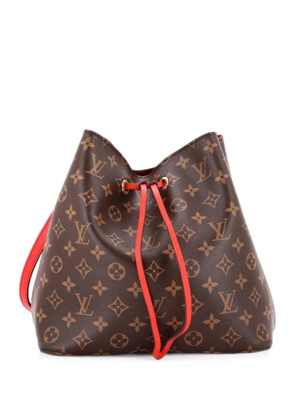 NeoNoe Handbag Monogram Canvas with Leather MM bucket bag
