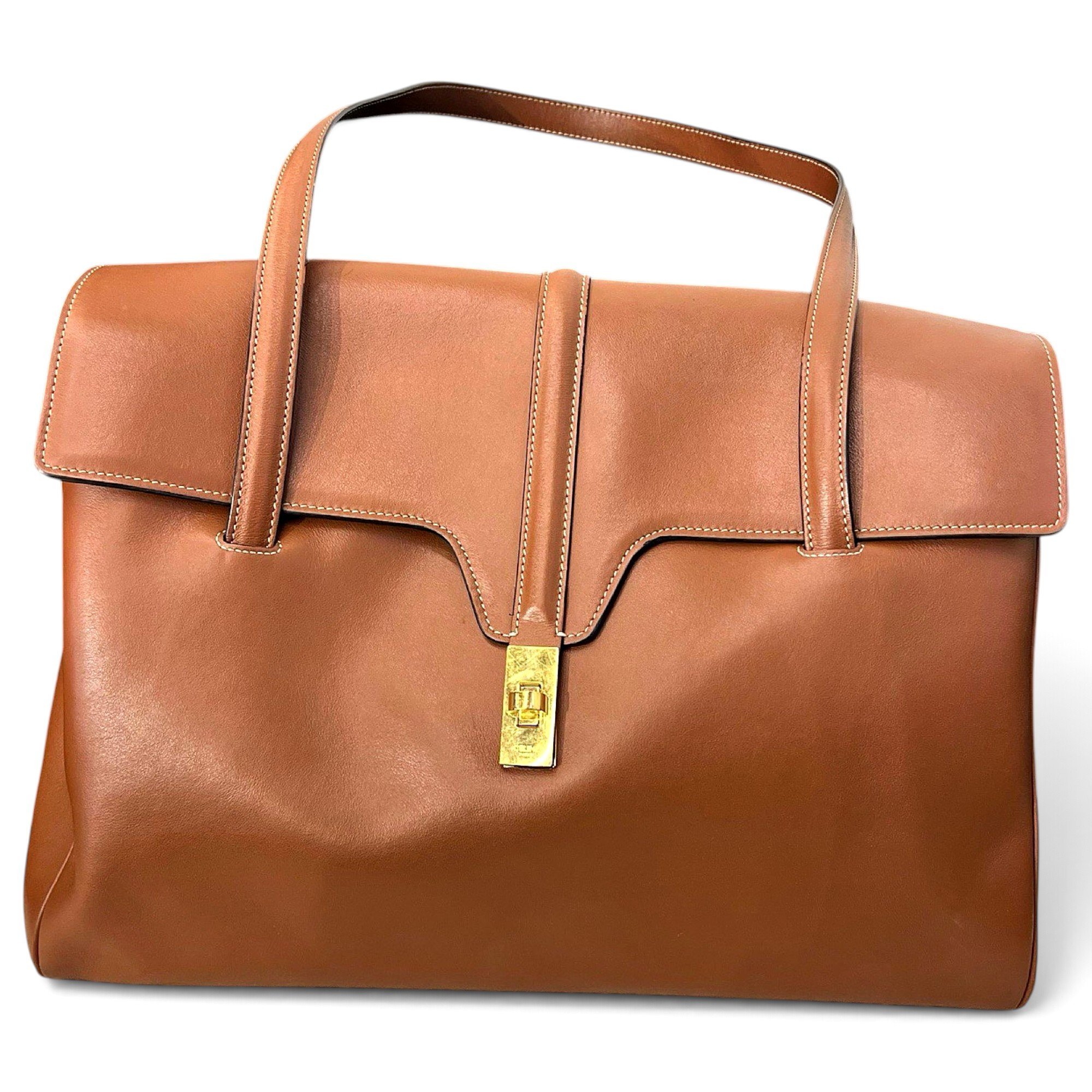 Leather handbag