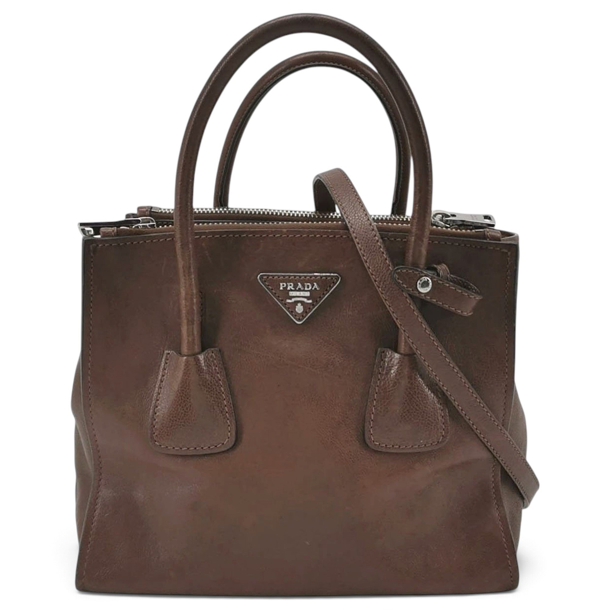 Leather handbag
