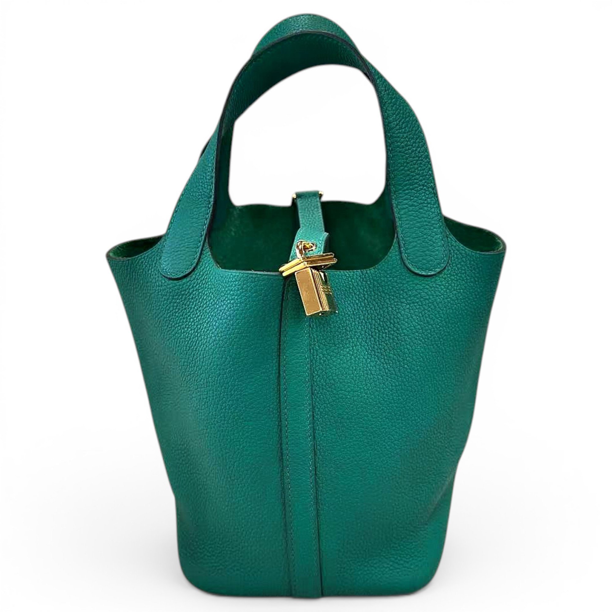 Picotin leather handbag