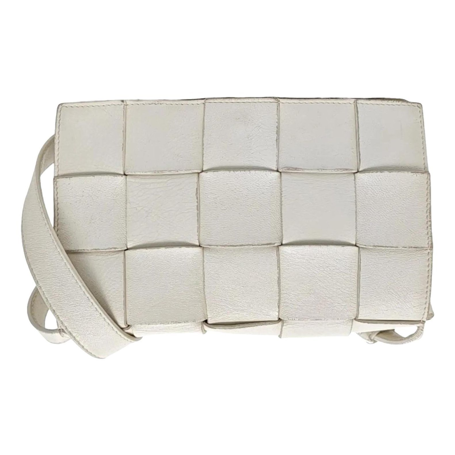 Cassette leather handbag