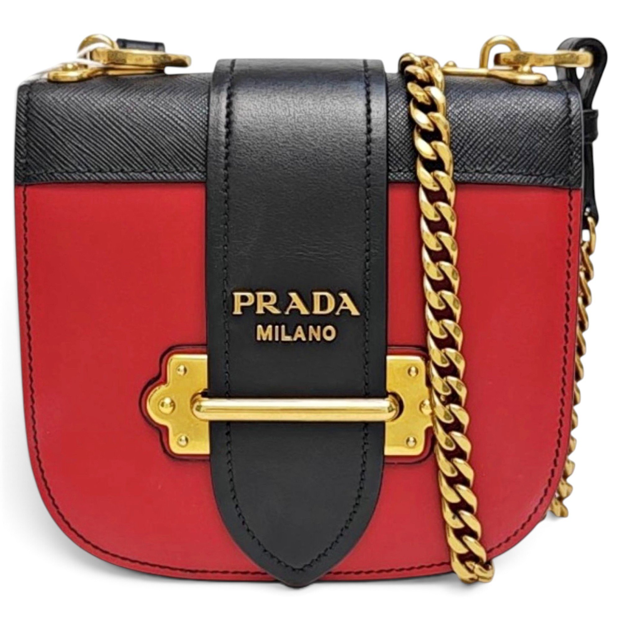 Cahier leather handbag