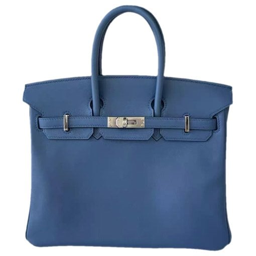 Birkin 25 leather handbag