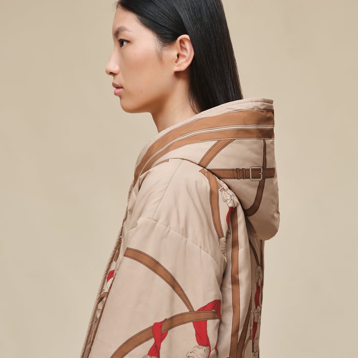 Beige Albinos "Grand Manege" Reversible Jacket