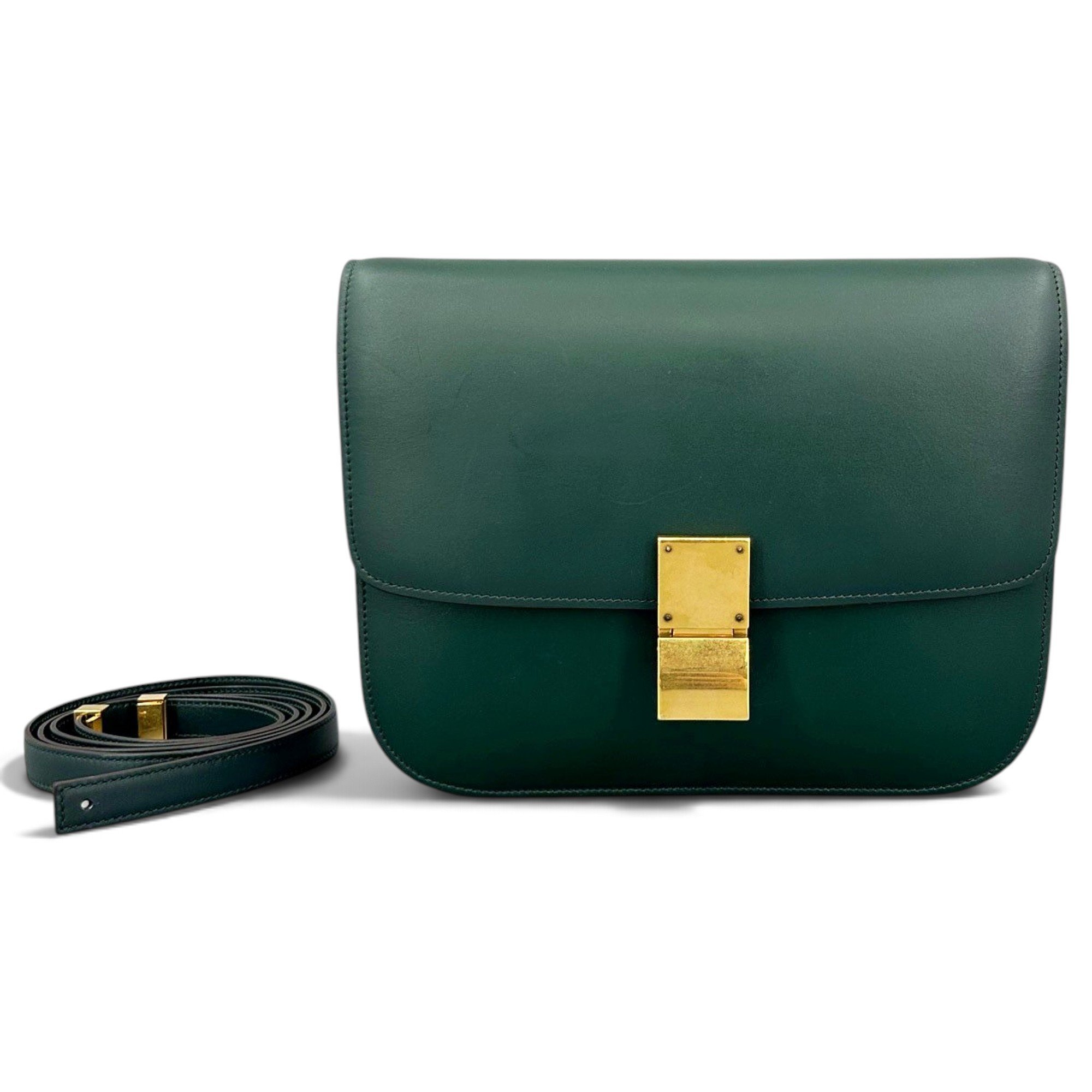 Classic leather handbag