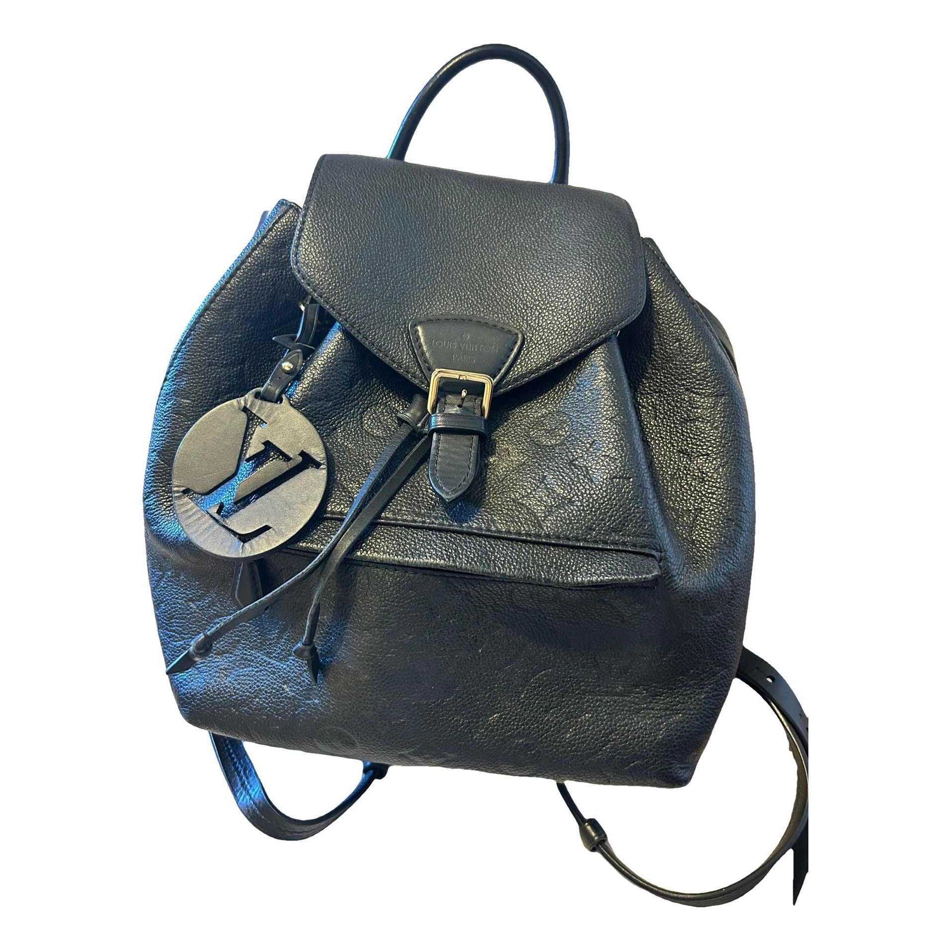 Montsouris leather backpack