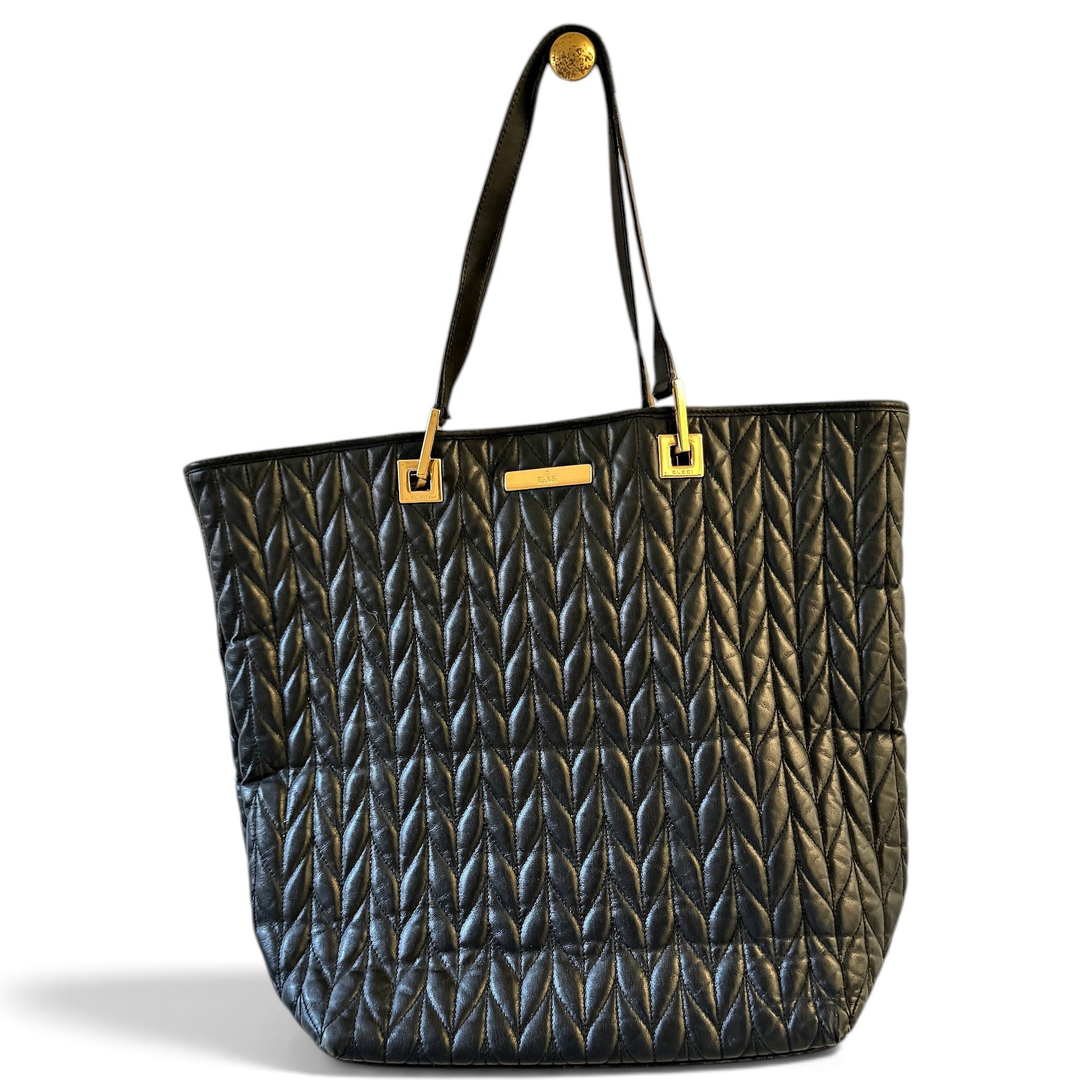 Leather tote