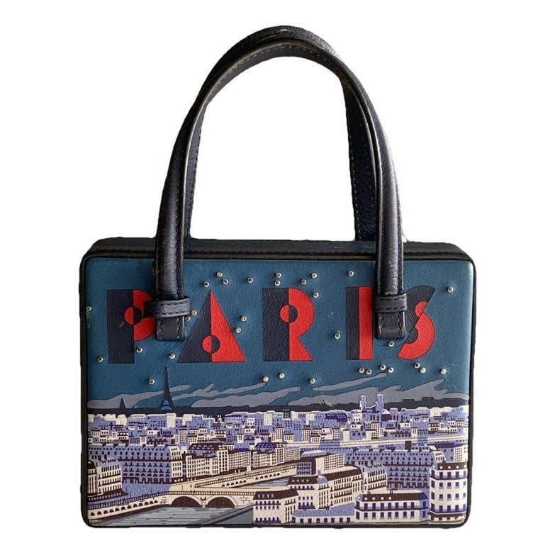 Postal leather handbag