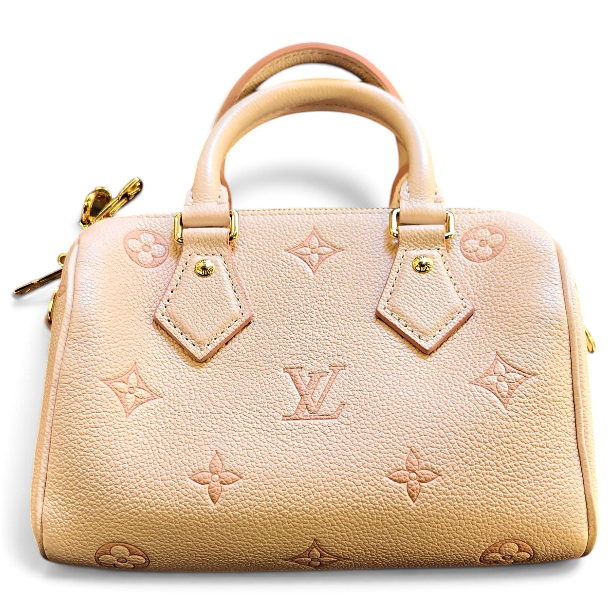 Speedy leather handbag