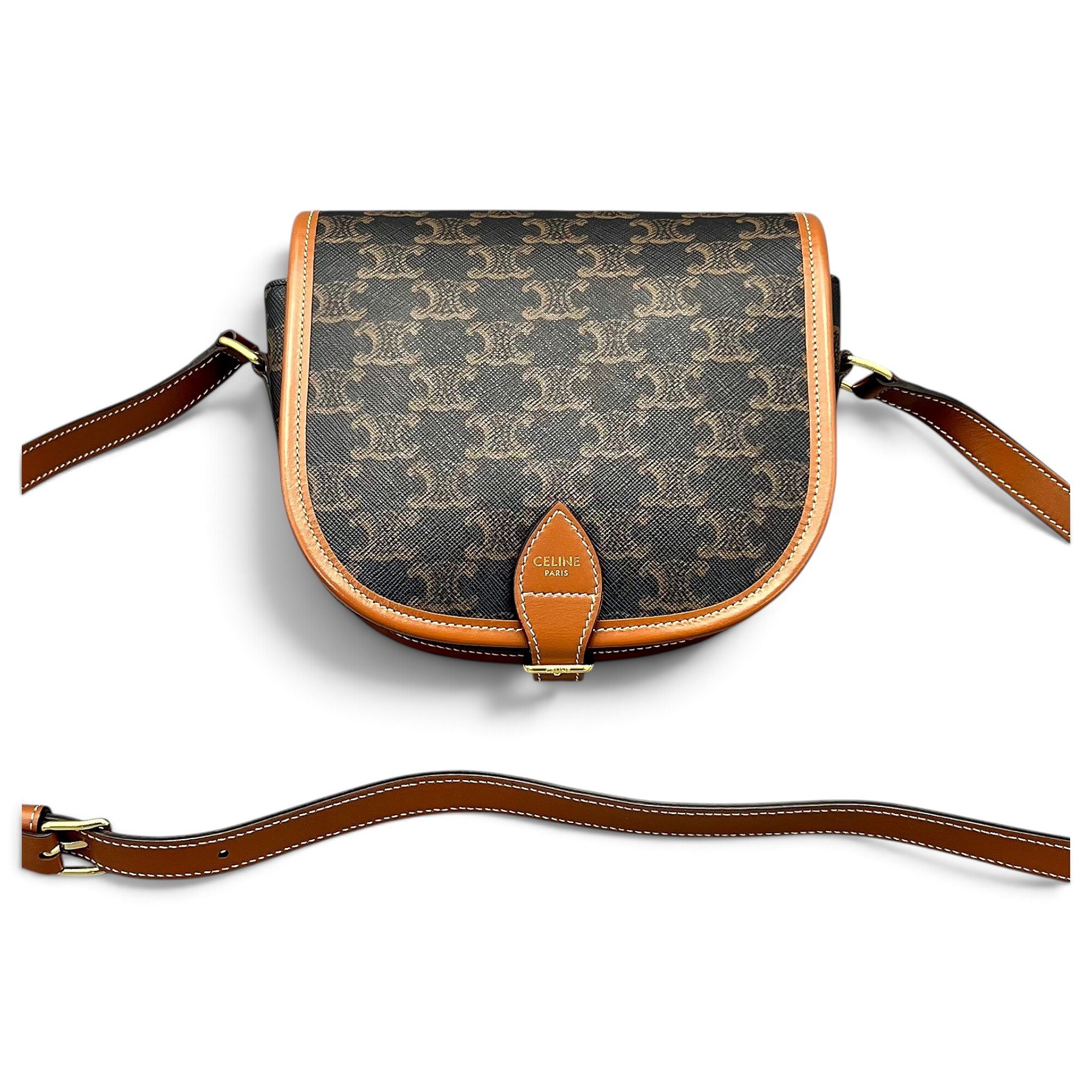 Folco leather crossbody bag