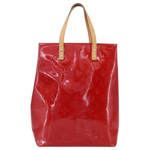 Reade patent leather handbag