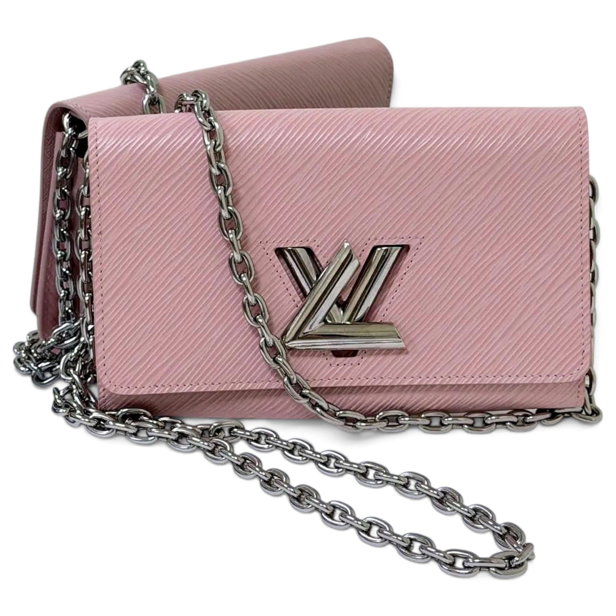 Twist leather handbag