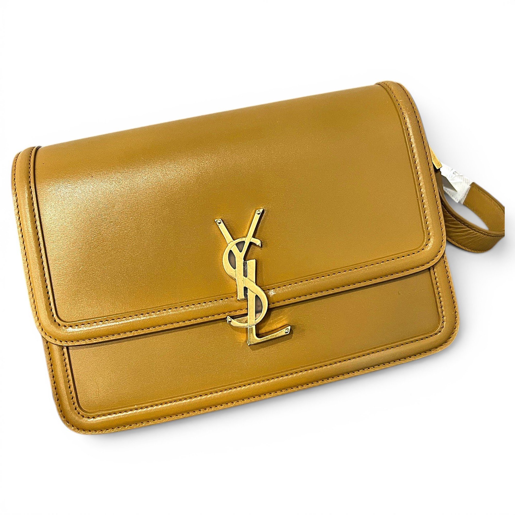 Solférino leather handbag
