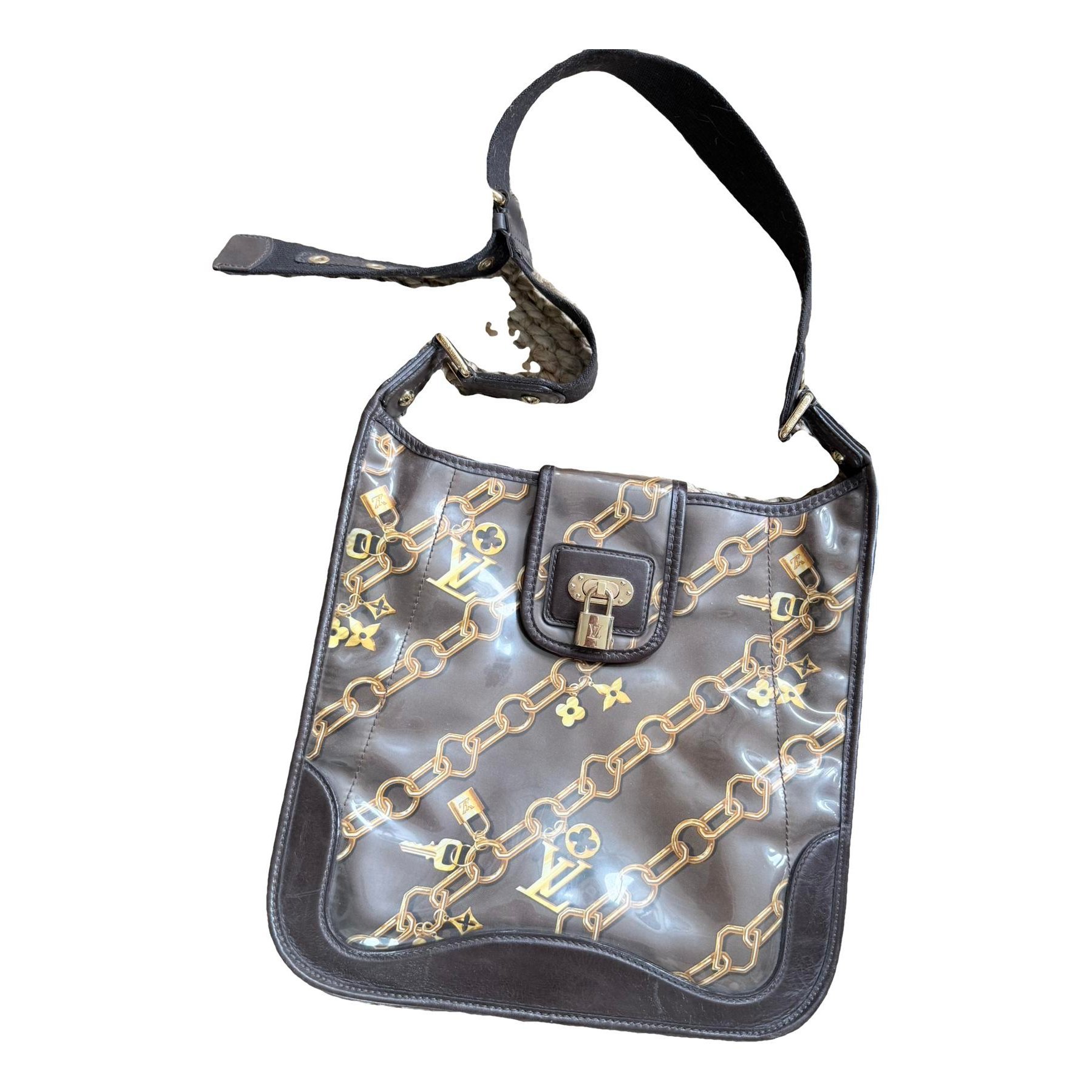 Musette leather crossbody bag