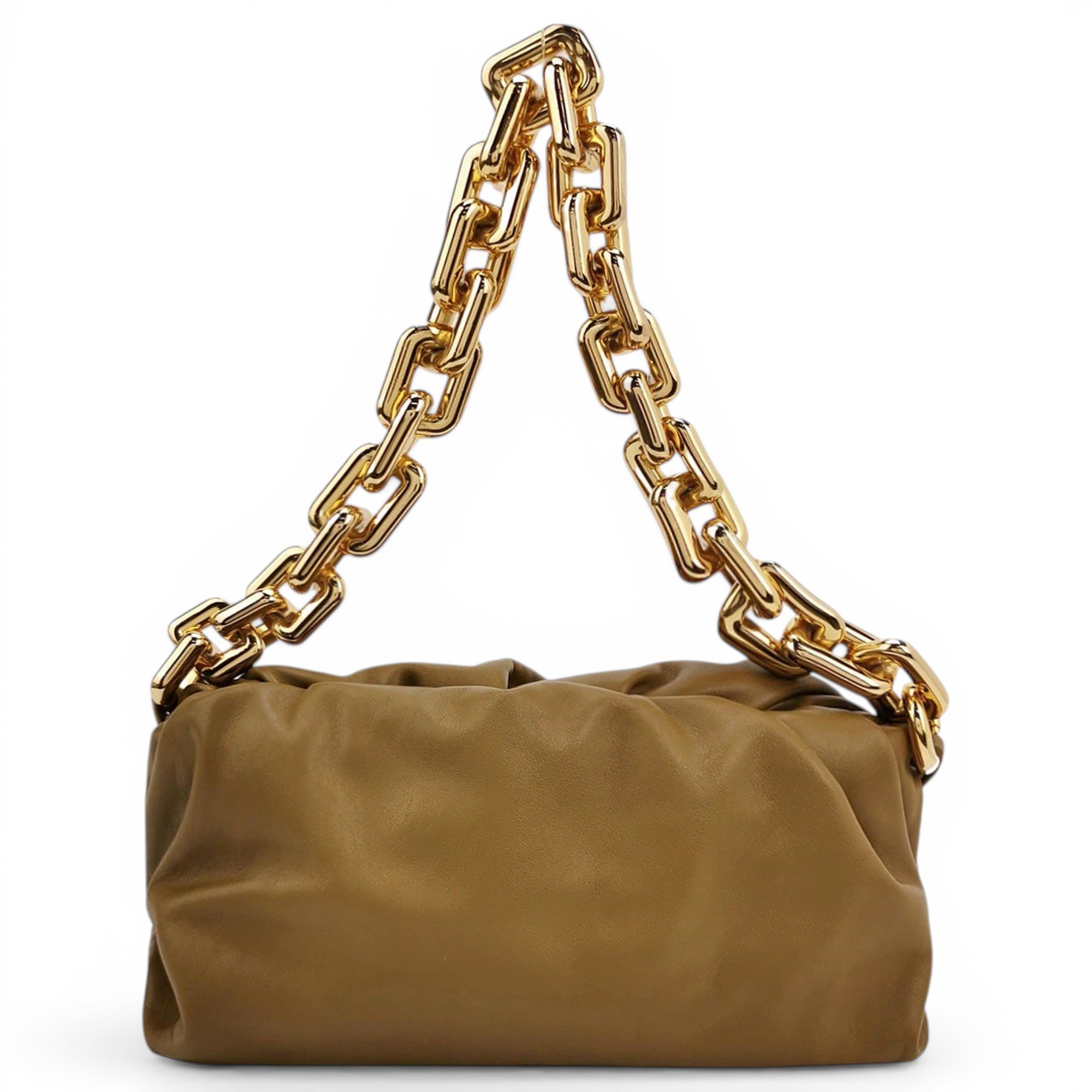 Chain Pouch leather handbag