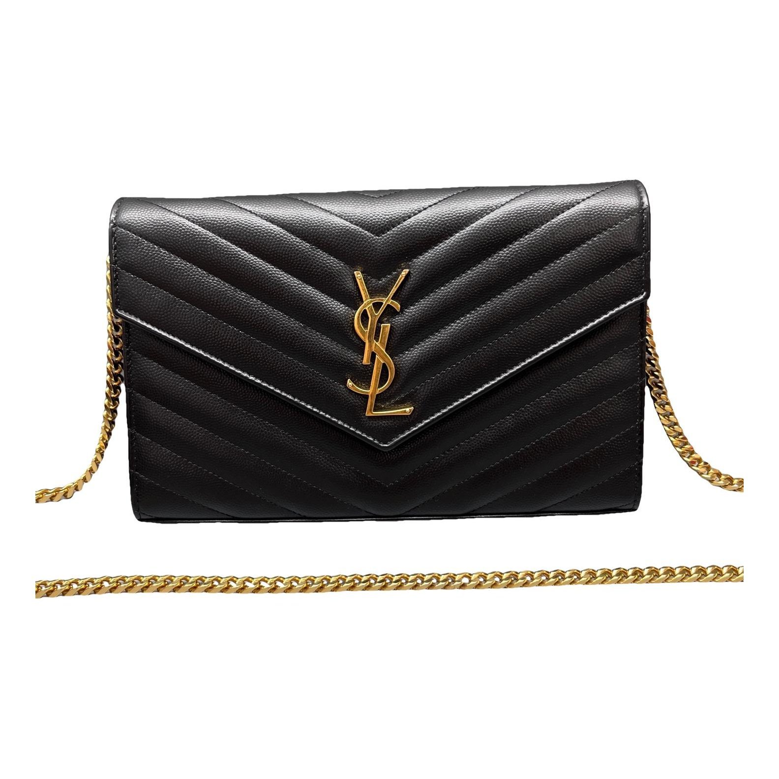 Portefeuille enveloppe leather handbag