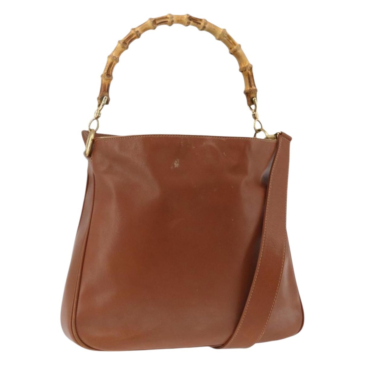 Bamboo leather handbag