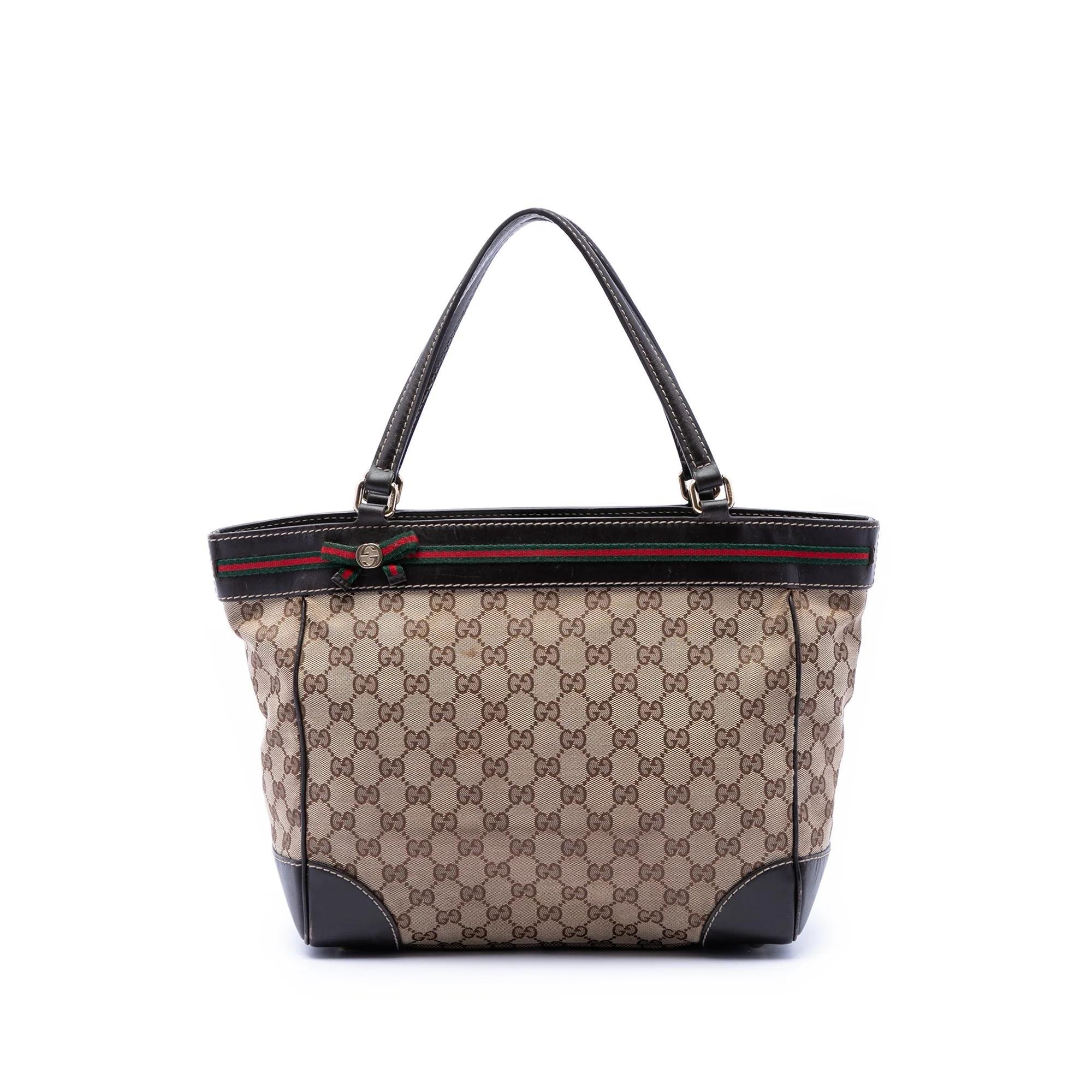 Leather tote