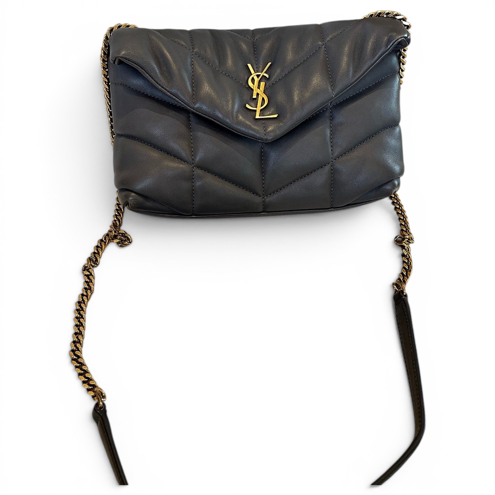 Loulou Puffer leather crossbody bag