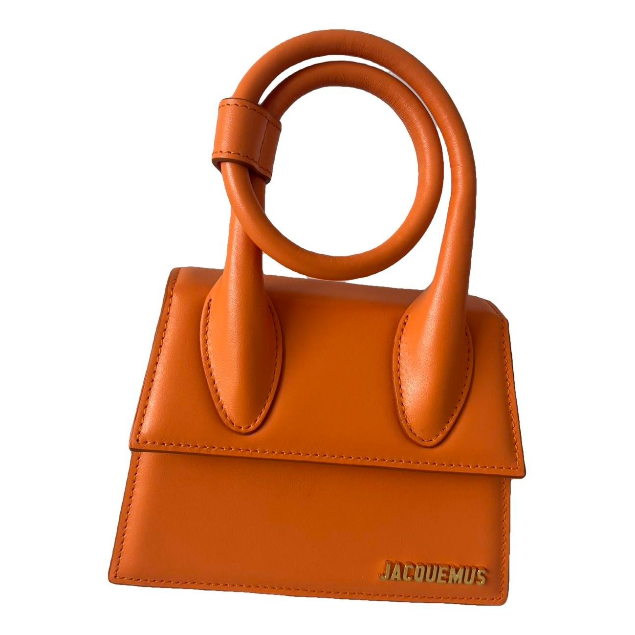 Leather clutch bag