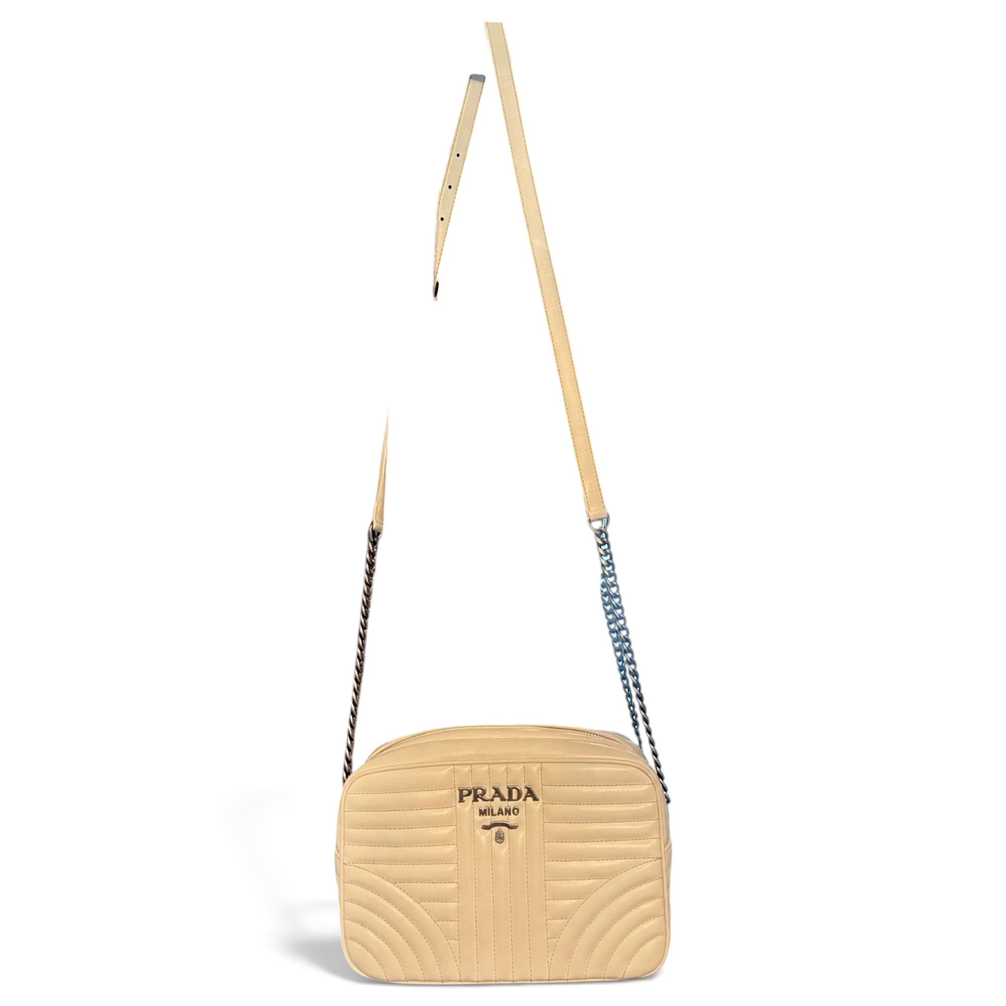 Diagramme leather crossbody bag