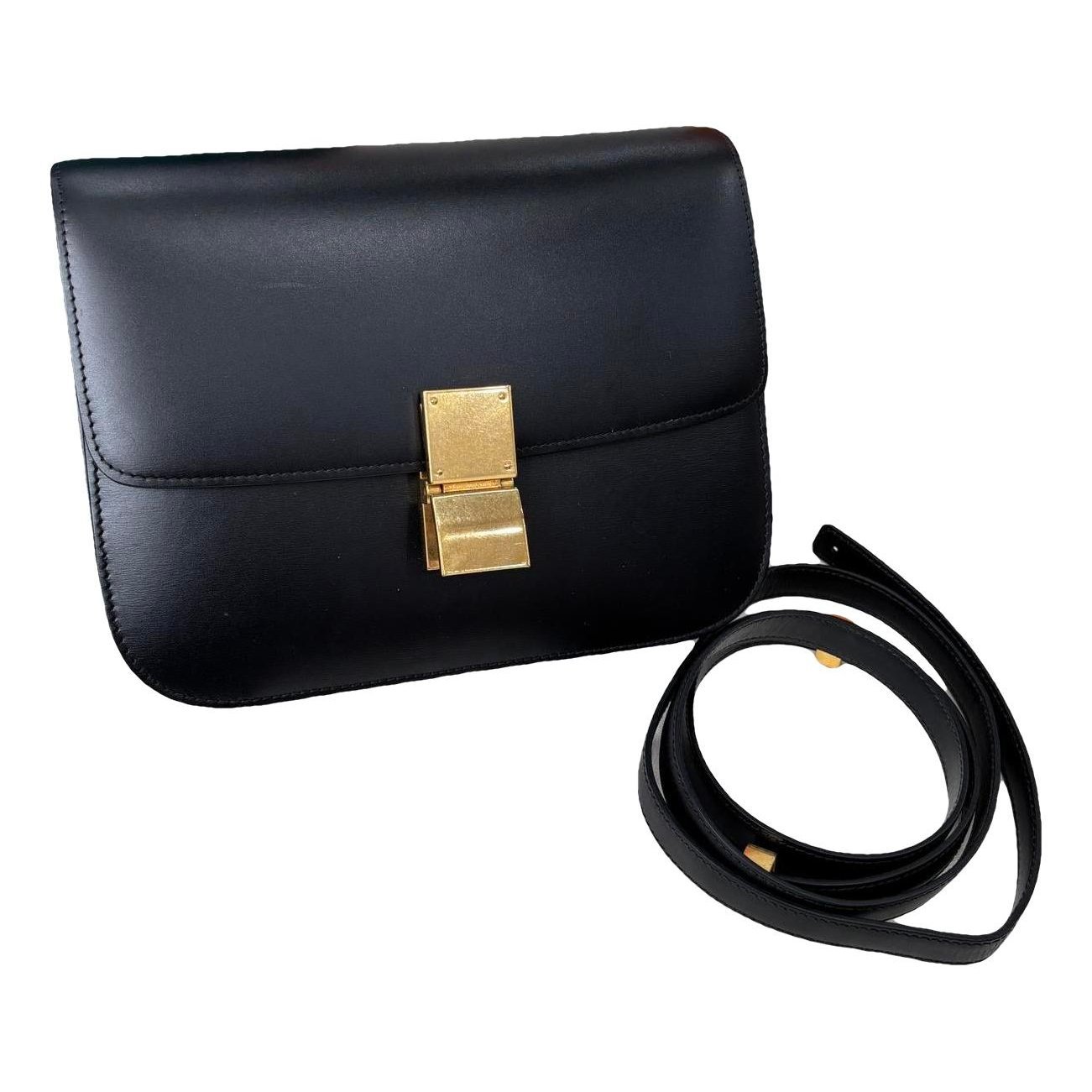 Classic leather crossbody bag