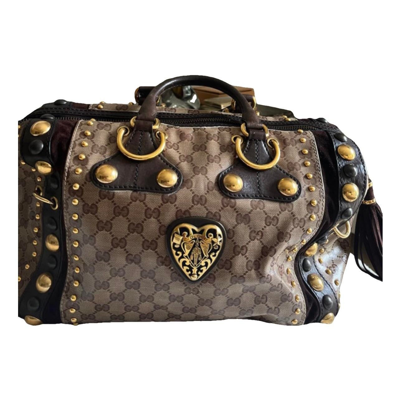 Leather handbag